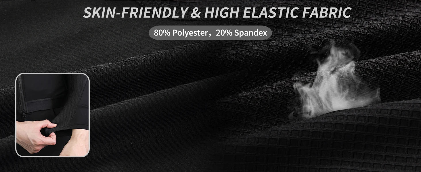 WOSAWE Men's Motorcycle Racing Jacket Off-Road CE Protective Gear Motocross Soft Armor Body Protector Sports Racing Equipment.