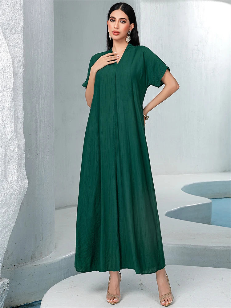 Ramadan Mubarak Kimono 2 Piece Abaya Damen Dubai Luxury Set Islam Muslim Modest Dress Women Kebaya Kaftan Robe Femme Musulman.