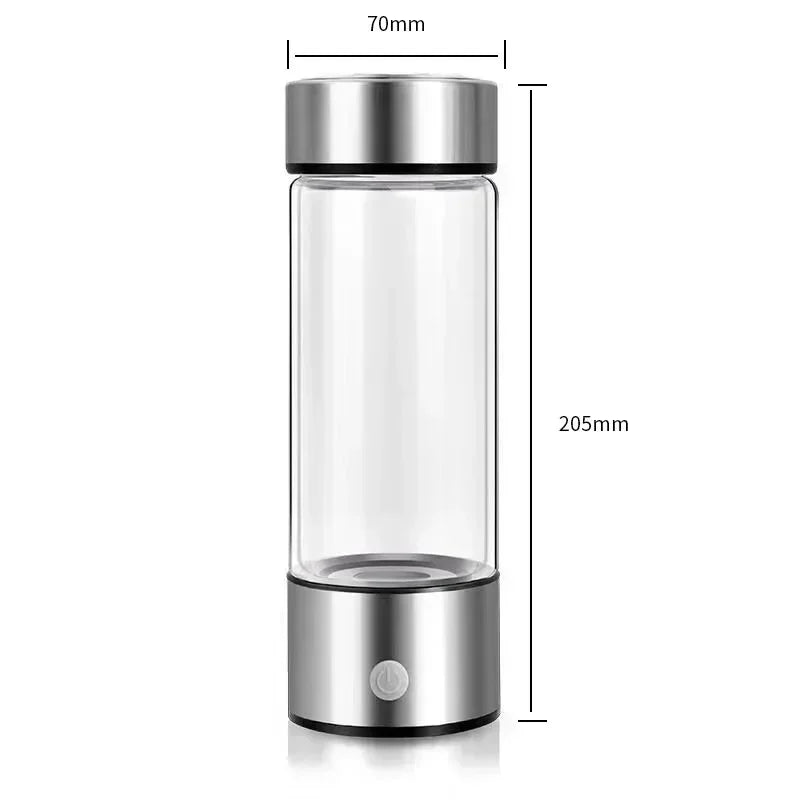 Rich Hydrogen Water Cup Portable Hydrogen Water H2 Generator Alkaline Maker Ionizer Bottle Super Antioxidan Titanium Filter.