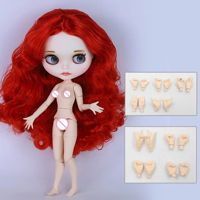 ICY DBS blyth doll 1/6 bjd toy joint body white skin shiny & matte face 30cm on sale special price toy gift anime doll