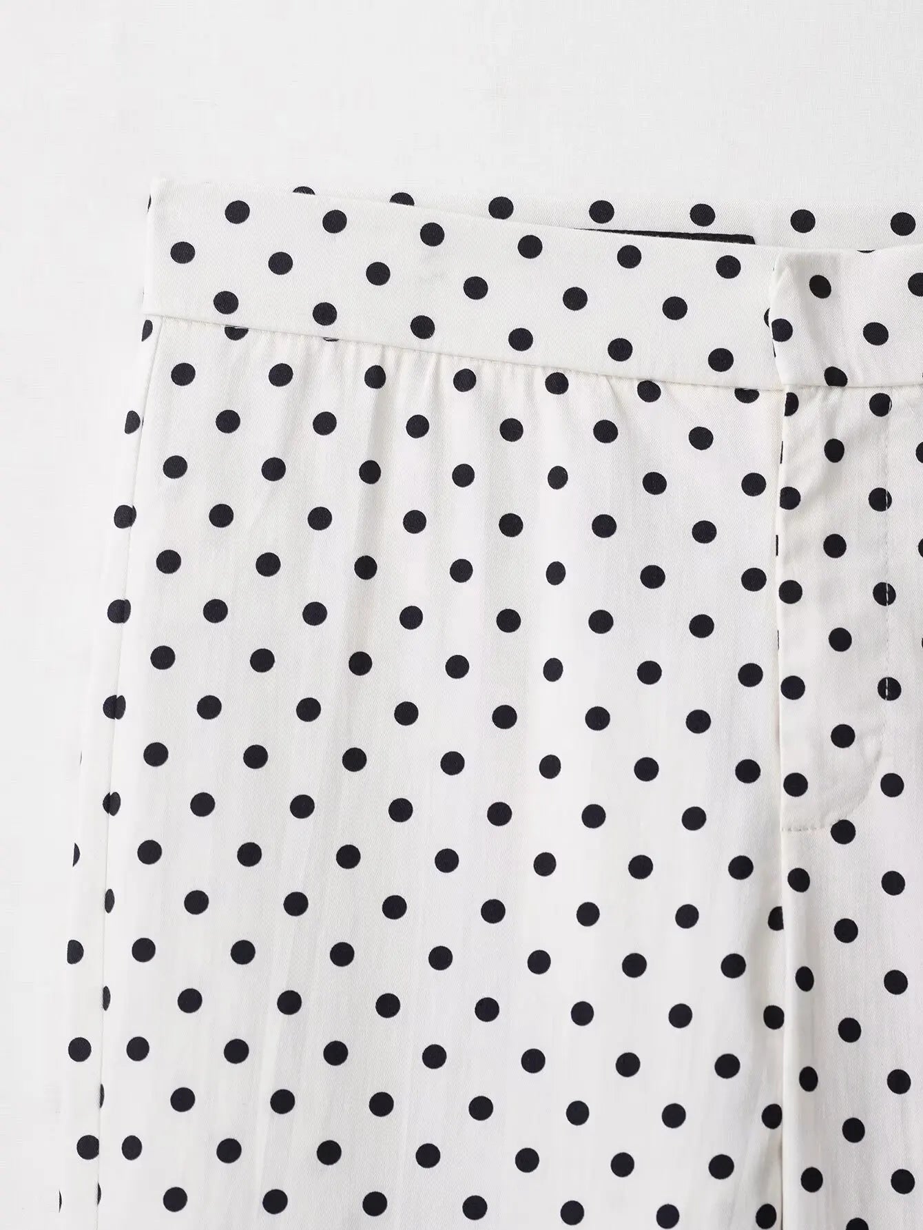 TRAFZA Herbst Polka Dot Gedruckt Jacke Für Frauen Lange Ärmel Rollkragen Zipper Mit Taschen Kordelzug Lose Vintage Mäntel