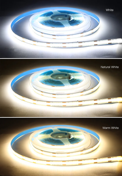 24V 10m Touch Dimmer und Hand Sweep Sensor Schalter Cob LED Streifen Licht 120leds/m LED Band Band linear dimmbar für Raum dekoration.