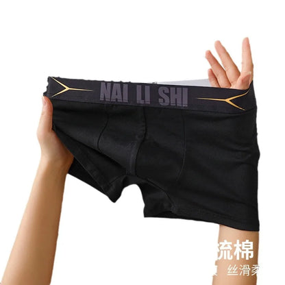 Neuankömmling Herrenunterwäsche, 100 % Baumwolle, antibakteriell, Herren-Boxershorts, atmungsaktiv, bequem, mittelhohe Slips, Herrenunterwäsche
