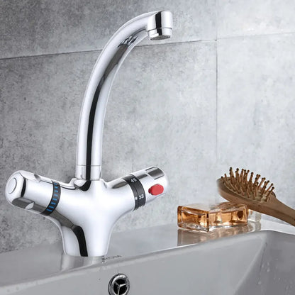 Thermostatic Tap Kitchen Sink Mixer Stainless Steel Tap