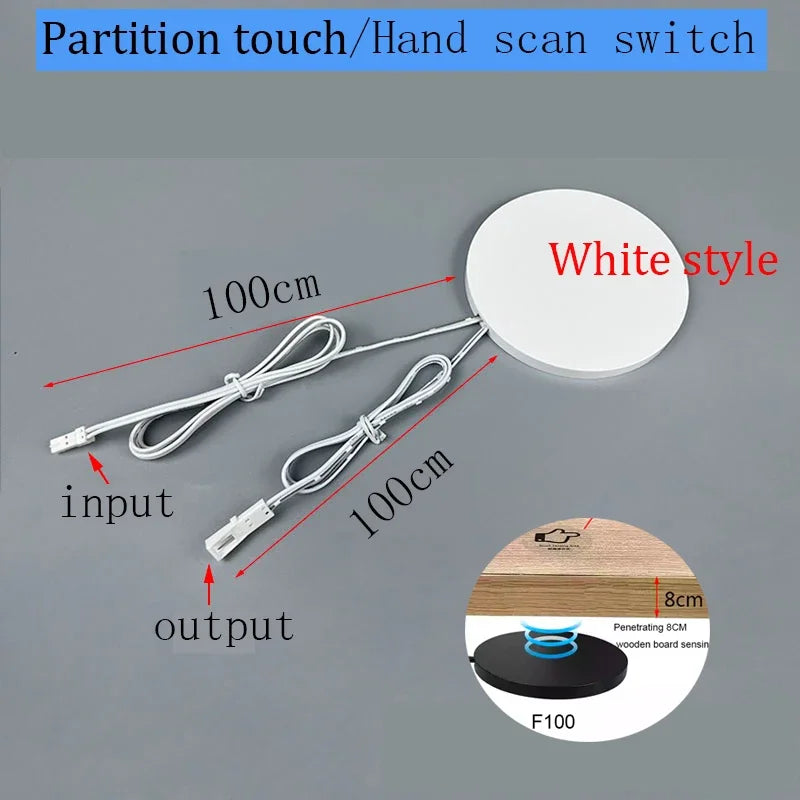 12V LED Dimmbarer Berührungssensorschalter Durchdringende Holzplatte Smart Home Maßgeschneiderter Dimmer für die Beleuchtungssteuerung.