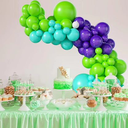 96 stücke grün und andere Farben Latex Ballon Bogen Set für Geburtstage, Hochzeiten, Geschlecht offenbaren, Junggesellen abschied, Familien treffen.