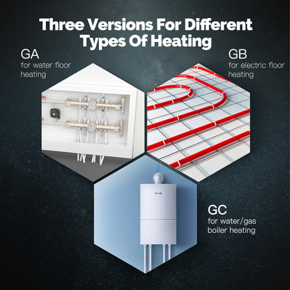 MOES Tuya ZigBee Smart Knob Thermostat Star Ring Series Temperature Controller Water Boiler Electric Heating With Alexa Google.
