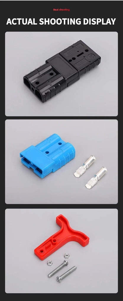 4Pcs Anderson Plug 50A/120A Power 2 Pin Battery Connector Charging Plug  Anderson Connector.