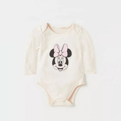 Sommer Baby Body Mickey und Minnie Neugeborenen Baby Kleidung Taste Design Baby einteiliges für 0-24 Monate Baby junge Mädchen Kleidung.