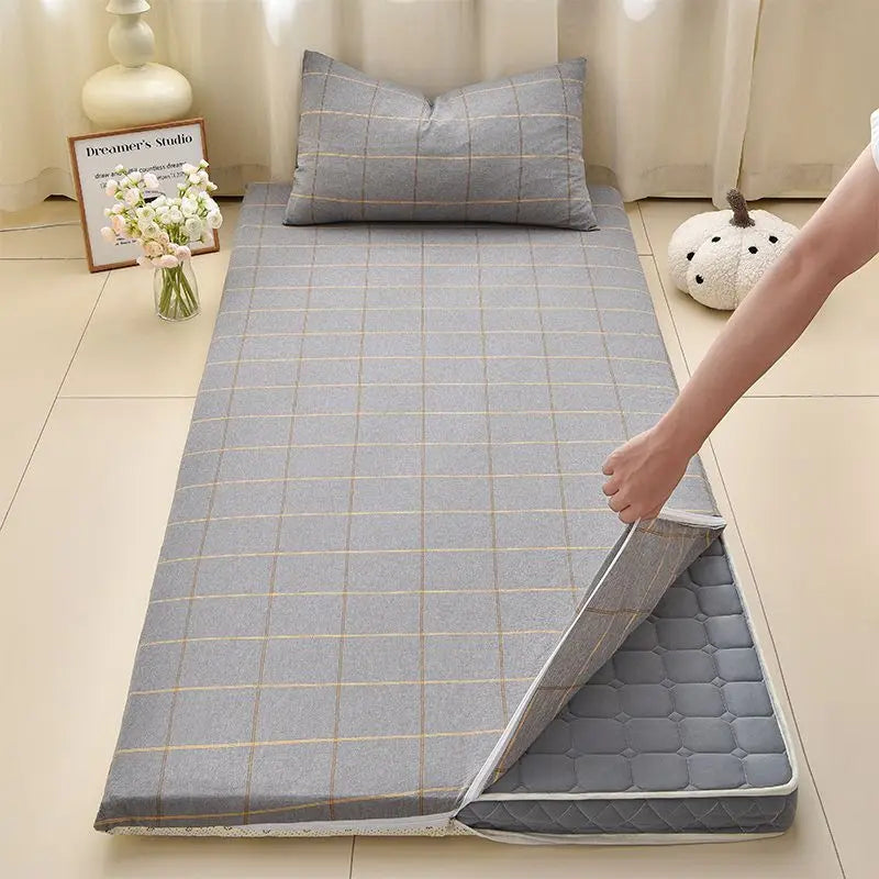 WOSTAR Geometric printed mattress protector cover with zipper fully enclosed single bed sheet pure cotton protection pad 90x190