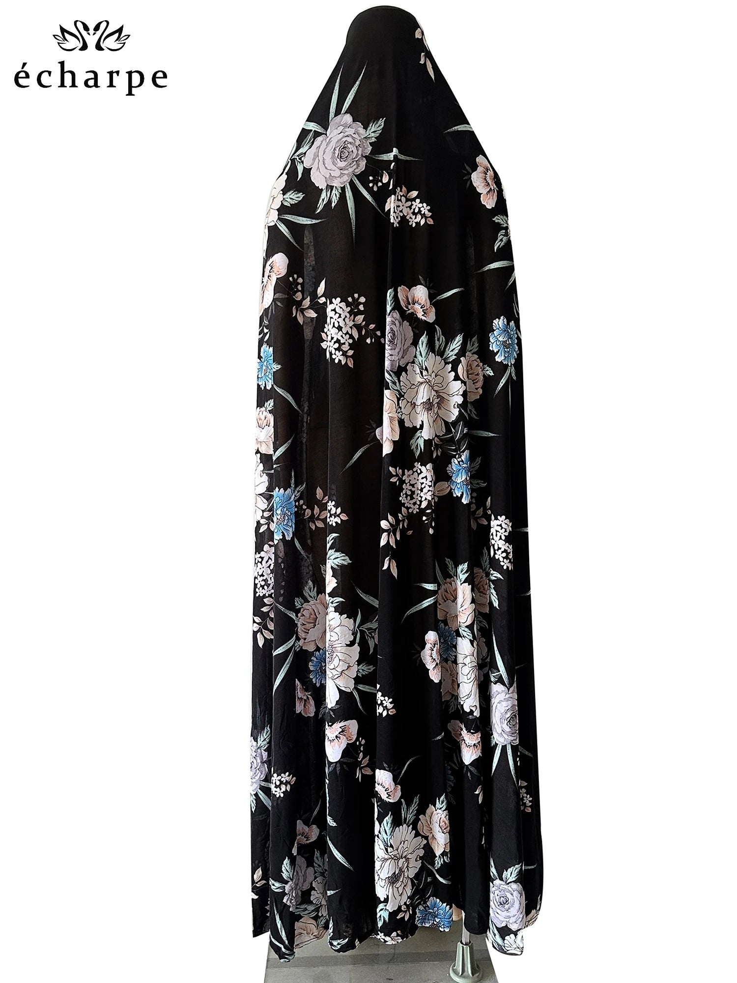 6XL Ramadan Muslim Pullover Sleeveless Dress Women Prayer Garment Arab Jibab Dubai Abaya Islamic Femmel Khimar Worship Robe.