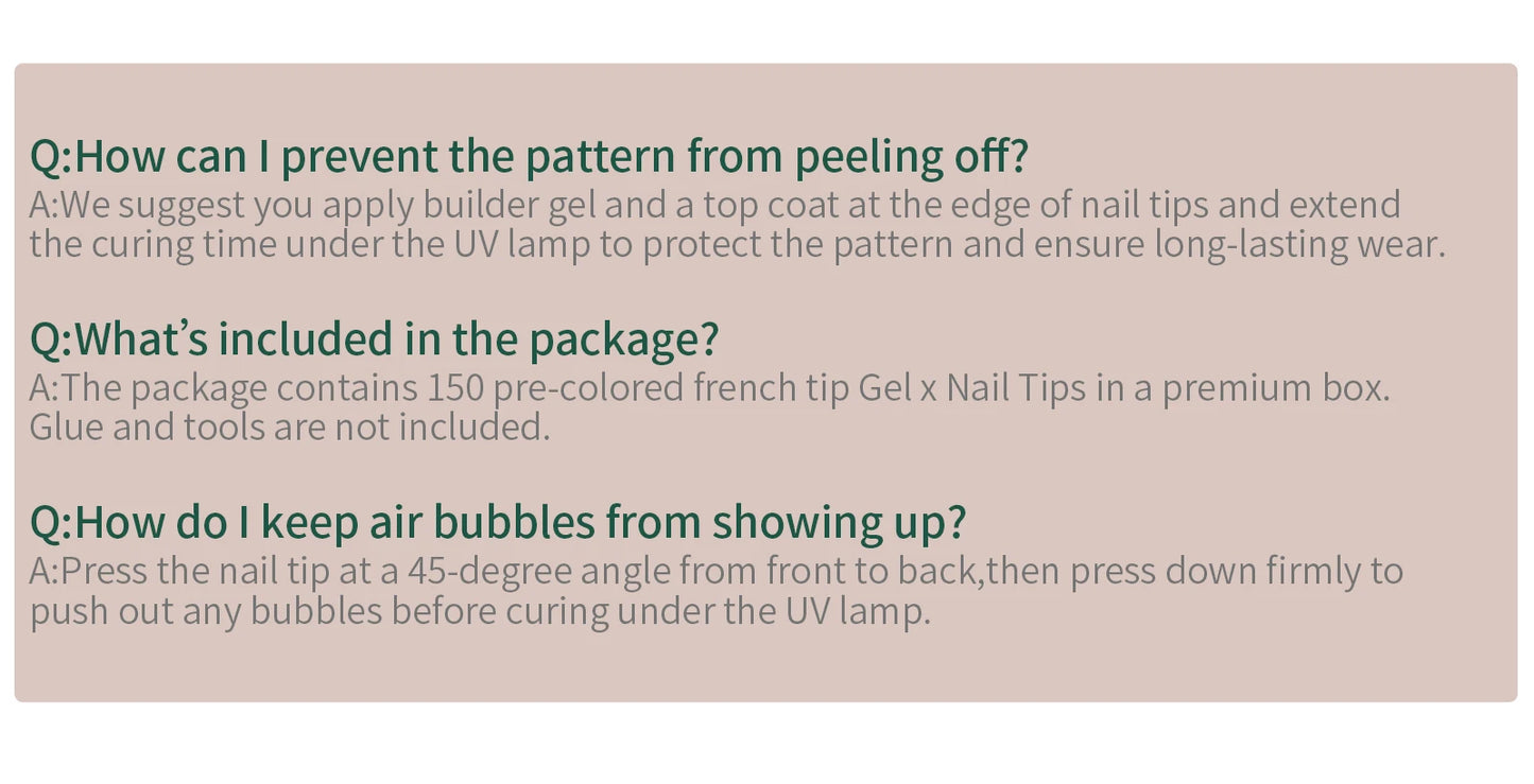 NAILPOP 150Pcs 4 in 1 Ombre Gel Nail Tips White Gradient Soft Gel False Nail Tips Soak Off Fake Nails Extensions DIY 15 Sizes.