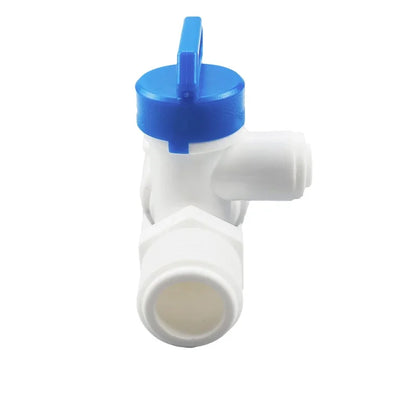 1/2'' Thread to 1/4 3/8 Tube Water Adapter RO Feed Ball Valve Faucet Water Filter Reverse Osmosis System for Water Purifier Tap