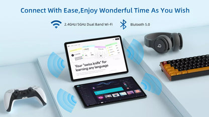 BMAX I10 Plus Android 15 10.1" HD Screen 4GB+8GB Expansion 128GB Storage UNISOC T606 ARM Mail G57  Dual Band Wi-Fi Tablet.