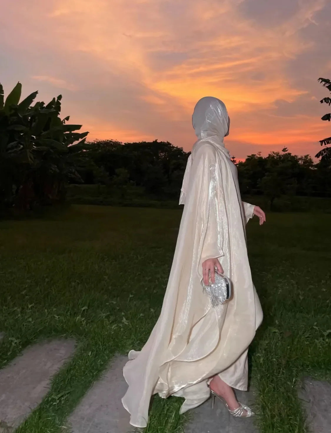 Eid Ramadan Muslim Women Modest Dress 2 Piece Set Arab Open Abayas Vestidos Saudi Cardigan Robe Dubai Morocco Dresses Jalabiya.