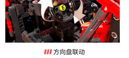 4026PCS Technical LOX Edition F40  Assembly MOC 140629 Building Block Car Supercar Model Adult High Difficulty Racing Toys
