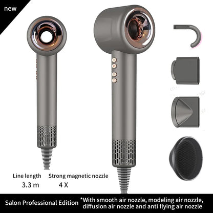 Professional Super Hair Dryer Personal Hair Care Styling Negative ion Salon Tool Constant Anion Electric Leafless Hair Dryers