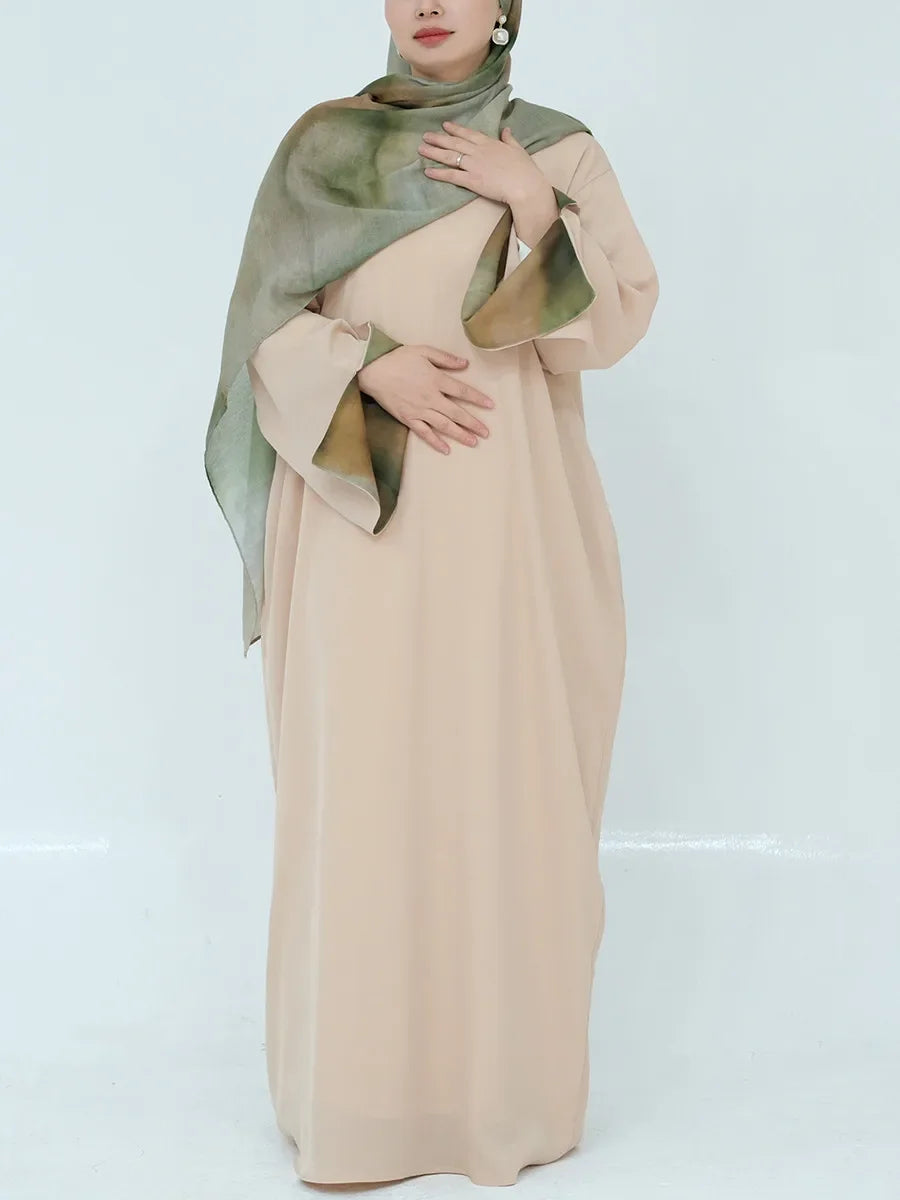 Muslim Türkiye Dubai Abayas For Women Loose Long Dress Kfatan Modest Ramadan Robe Femme Islamic Clothing Holiday Maxi Dresses