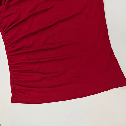 2025 Autumn Solid Color Folds Turtleneck Slim T Shirt Women Long Sleeves Bottoming Shirt Ladies Tee Shirt Tops Camisetas Mujer