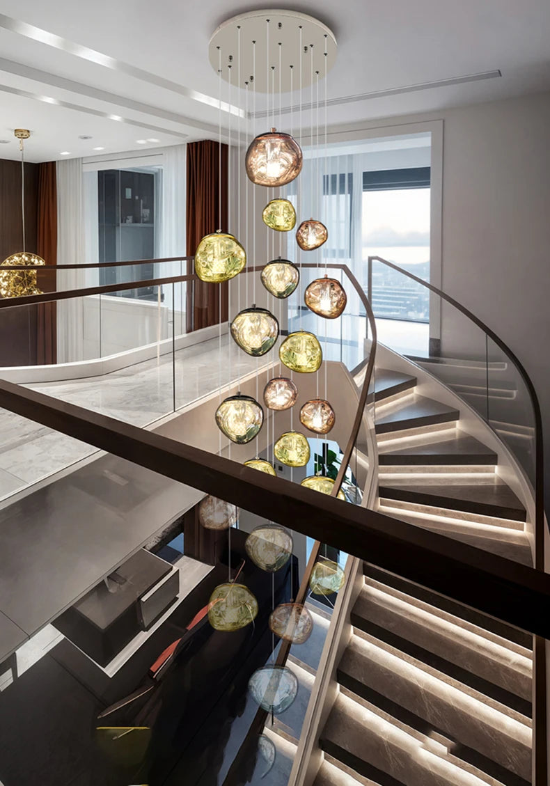 Moderne Heimdekoration, LED-Deckenleuchten für das Wohnzimmer, LED-Deckenleuchten für die Treppe, Hängelampen, Innenleuchte.