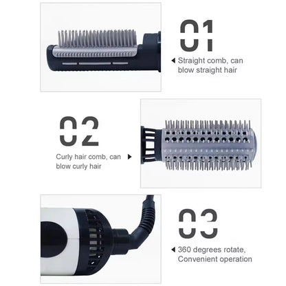Professional Hair Dryer Machine 3 in 1 Multifunction Hair Styling Tools Hairdryer Pro Hair Curler Straightener Dryer Comb Brush.