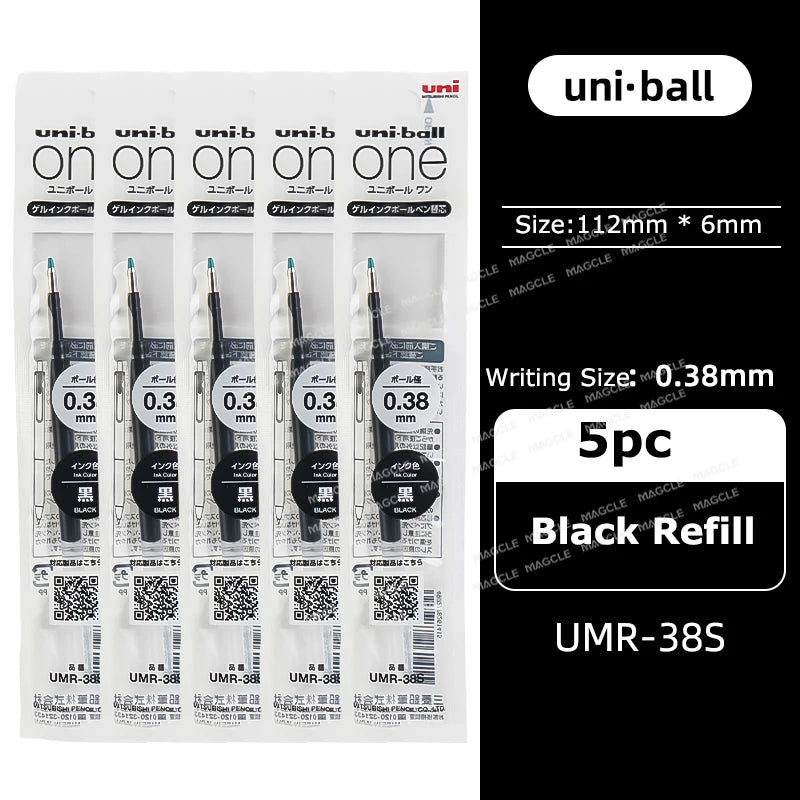 Uniball ZENTO Standard 0,38/0,5 mm Gelschreiber, wasserbasierte, glatte Schreibroller, passend für verschiedene Anlässe, Schreibwaren