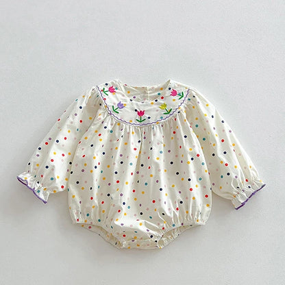 Herbst Frühling Infant Baby Mädchen Bodys + Hut Baumwolle Langarm Blumen Druck Neugeborenen Baby Mädchen Overall Baby Mädchen Kleidung