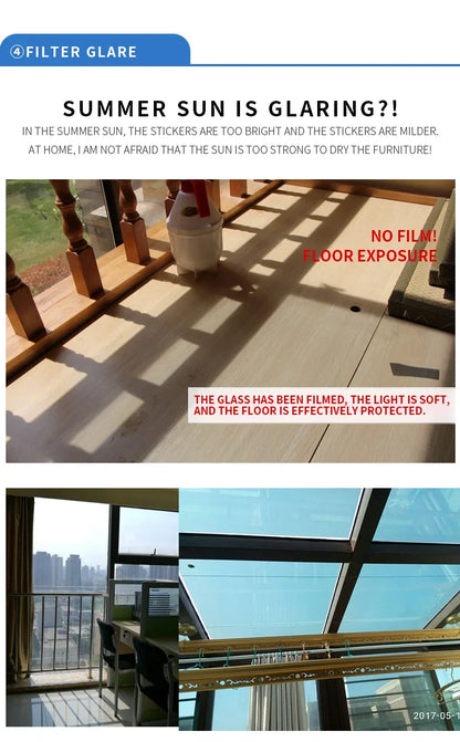 2/3/5M Einweg-Spiegel-Fensterfolie, Vinyl, selbstklebend, reflektierend, Solarfolie, Sichtschutz, Fenstertönung für Zuhause, silberner Glasaufkleber