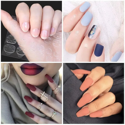 6000PCS Stick Nail Jelly Double-sided Adhesive Transparent Traceless Nail Glue Invisible Wear Nail Sheet Adhesive DIY Tools.