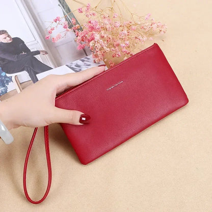 2021 New Zipper Ladies Long Wallet Coin Purse Wallet PU Fashion Clutch Bag Large Capacity Ladies Wallet.