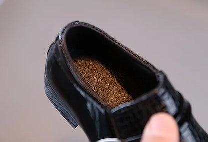 Oxford School Shoes Kids Patent Leather Shoes Girls Boys Toddler Shoes Children Fashion Dress Platform Party Flats Spring Autumn