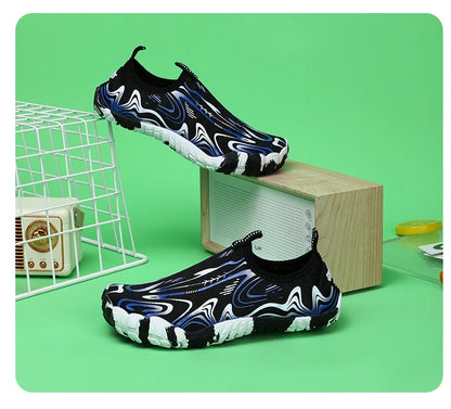 Kids Students Barefoot Quick-Drying Beach Swimming Aqua Shoes Boys Girls Fitness Running Shoes Summer Parent-child Water Shoes