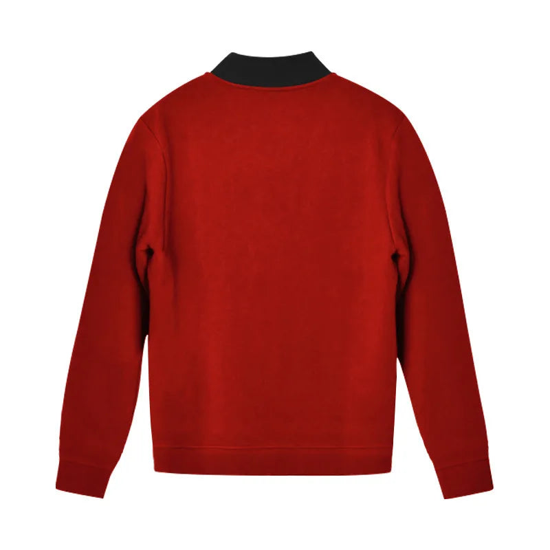 Amazon 2024 European and American men's clothing fitness sports trend outdoor leisure men's zipper suit