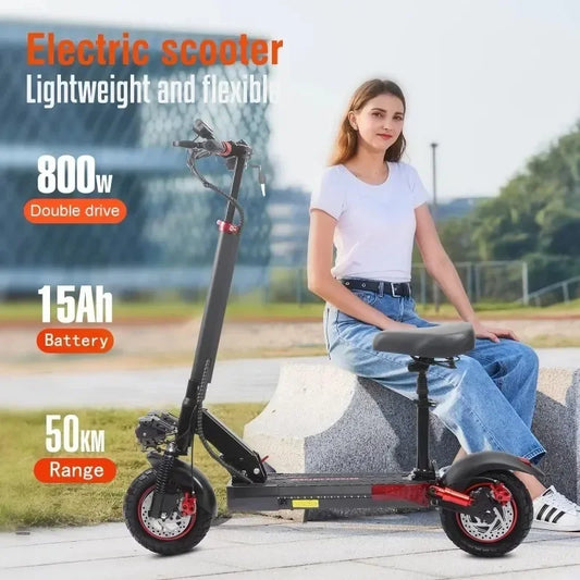 J01 EScooters Portable Foldable City Leisure Sport Commute 800W Motor 48V15AH Battery Electric Scooter Adult Outdoor E-Scooter.