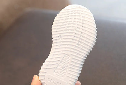 Kids Knitted Casual Shoes Sneakers for Boys Girls Slip-on Antislip Breathable Running Sports Shoes 2-8 Years Children Zapatos.