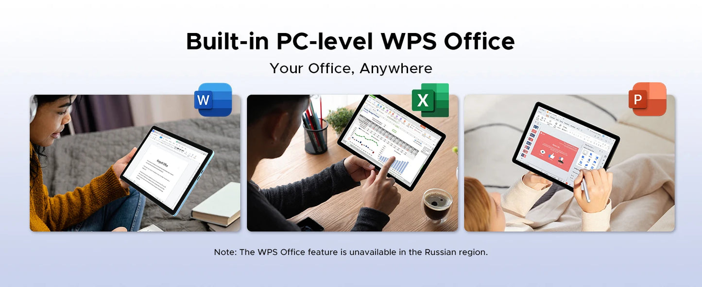 Doogee Tab G6 Tablet Pc 11 Inch Android 15 30Gb Ram(6+24) 256Gb Rom 8000Mah Battery Dual Speakers Support Widevine L1 Tablet Pc