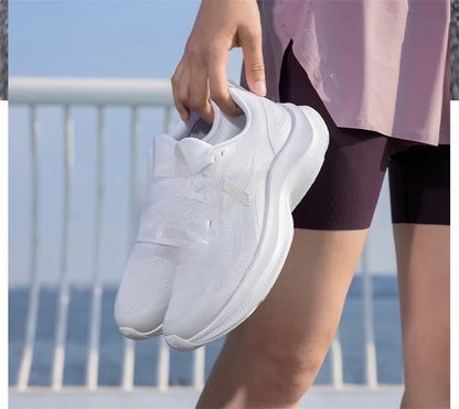 Xtep Laufschuhe für Damen, 2022, Sommer, atmungsaktiv, leicht, mit Rebound-Dämpfung, Stoßdämpfung, Sportschuhe 875218110014