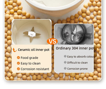 350ml Mini Soy Milk Machine Electric Juicer Blender Multifunctional Wall Breaking Machine Soybean Milk Maker Breakfast Machine.