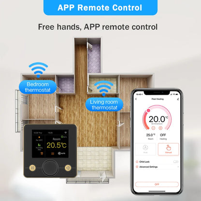 Tuya Wifi Heating Thermostat Smart Thermostat Gas Boiler  Floor Heating Termostato Digital Temperature Controller Smart Life Ale.