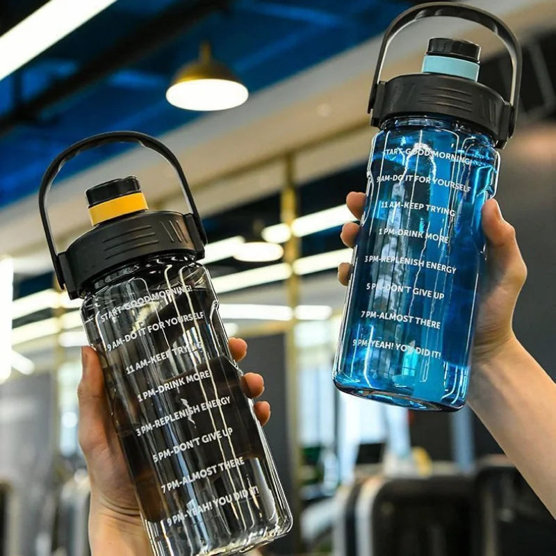 Super-large Capacity Water Cup  Student Outdoor Sports and Fitness  Shock-resistant and High-temperature Resistant Water Bottle.