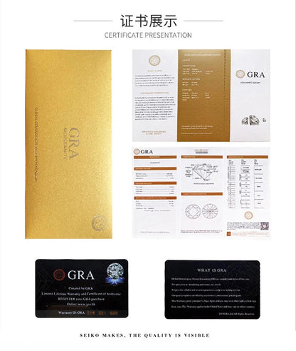 TEN CARATS Moissanite Stud Earrings for Women, D Color VVS1, S925 Sterling Silver, Luxury Jewelry Gift with GRA Certificate.