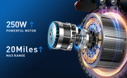 TOOFLY GQ8 Adult Electric Scooter 250W 48V15AH Foldable E-scooter  Inch Vacuum Tires City Commuter Electric Scooter.