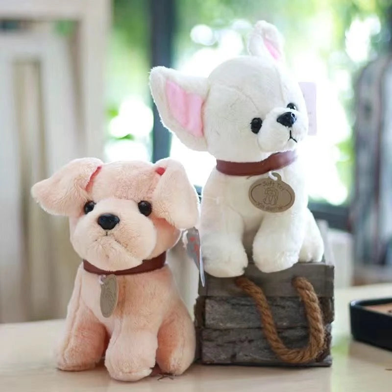 20CM Cute Puppy Plush Toy Kawaii Small Pet Dog Husky Golden Retriever Doll Send Children Birthday Christmas Gift.