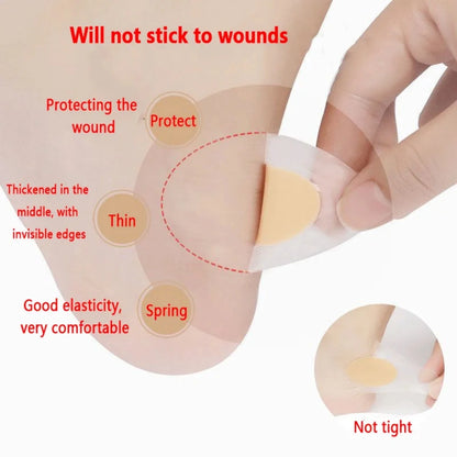 Gel Grip Heel Protector Adhesive Foot Patches Blister Pads Heel Liner Shoes Stickers Plaster Foot Care Cushion cushions insert.