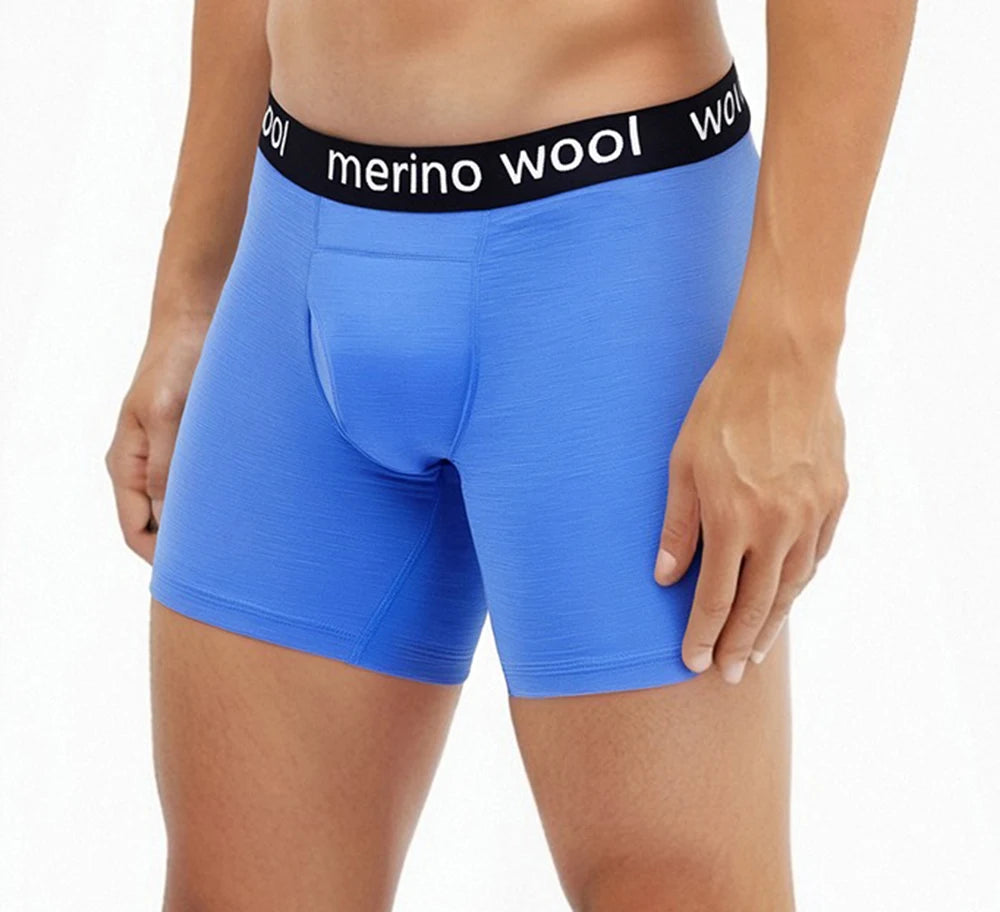 Herren-Boxershorts aus Merinowolle, Herrenunterwäsche, 100 % Merinowolle, Herren-Boxershorts aus Merinowolle, weich, bequem, atmungsaktiv, feuchtigkeitsableitend, USA-Größe