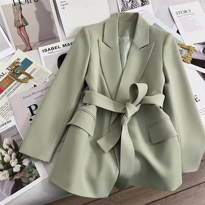 Blazer für Damen, Frühling und Herbst, neu in der Oberbekleidung, Bürodame, modische Blazer, lockere Passform, Damenbekleidung, Mäntel, Damenjacke.