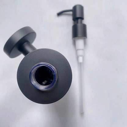 Manueller Seifenspender aus gebürstetem Edelstahl 304, Wandmontage, goldener schwarzer quadratischer runder Seifenspender für Hotelbadezimmer