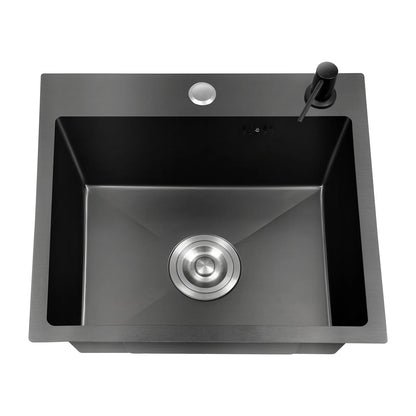 [Edelstahlspüle] Moderne Küchenspüle aus Edelstahl – Edelstahl – für die Küche – langlebig, elegant