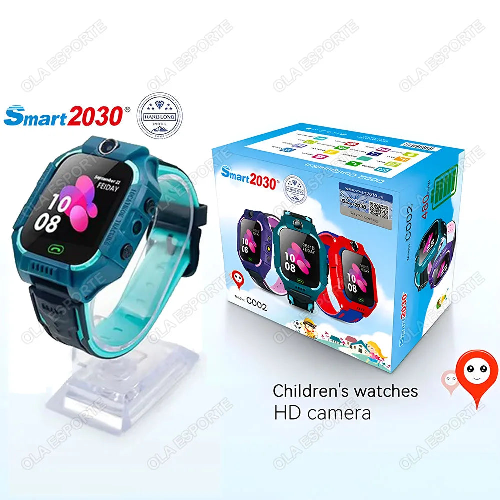 New Kids Smartwatch GPS Location Tracker SOS 2G Sim Call Child Smart Watch Camera IP67 Waterproof Watch Gift For IOS Android New.