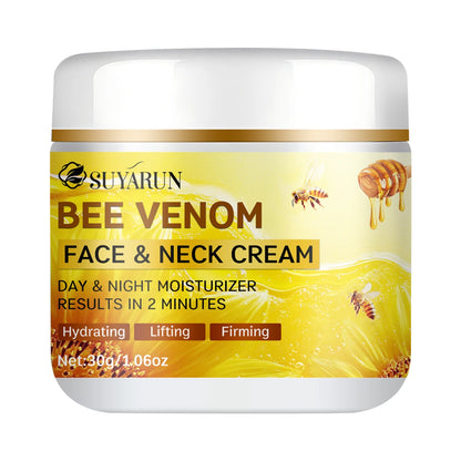 SUYARUN Bee Venom Collagen Anti-Aging Face Cream | Firming Lifting Moisturizer | Wrinkle Reduction | 24H Hydration..